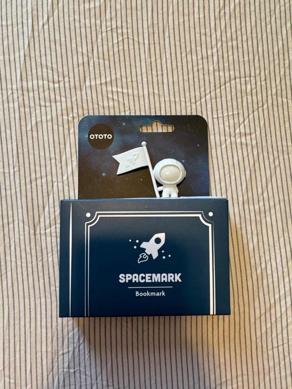 White Spacemark Astronaut Bookmark